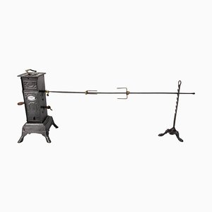19th Century French Wrough Iron Mechanical Rotisserie Spit