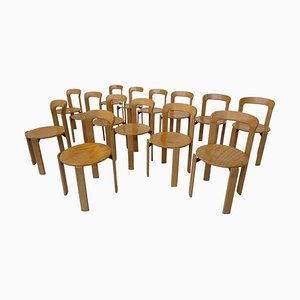 Chaises de Salle à Manger attribuées à Bruno Rey, 1970s