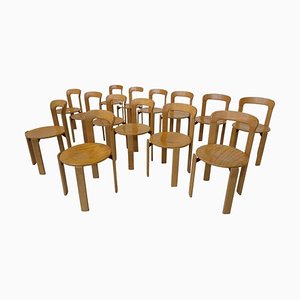 Dining Chairs attributed to Bruno Rey, 1970s