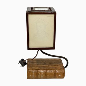 Lampe de Lecture avec Verre Gravé avec Portraits, 15ème Siècle