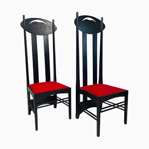 Vintage Argyle Stühle von Charles R. Mackintosh für Atelier International, 1990, 2er Set