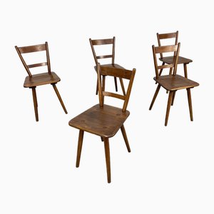 Vintage Stühle von Adolf Schneck, 1950er, 5er Set