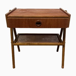 Table de Chevet en Teck, Danemark, 1960s