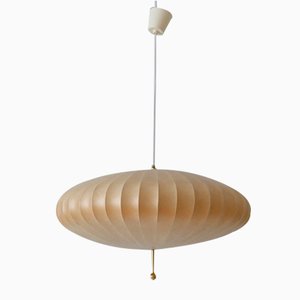 Large Mid-Century Modern Cocoon Pendant Lamp attributed to Goldkant, 1960s