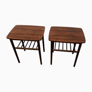Coffee Tables in Rosewood, 1960s, Set of 2