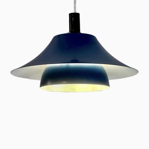 Scandinavian Blue Pendant Lamp, 1970s