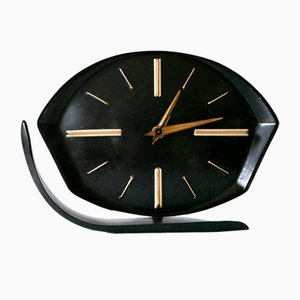 Mid-Century Modern Bakelite Table Clock by Prim, 1950s