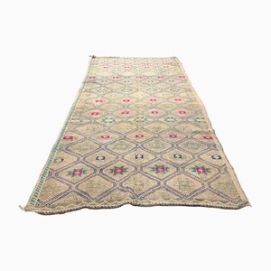 Großer handgefertigter geometrischer Kelim Teppich, 1960er
