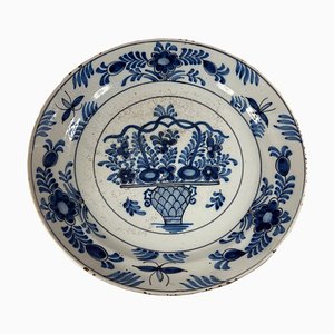 Blauer Vintage Teller von Royal Delft