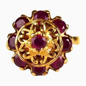 Golden Ring with Rubies