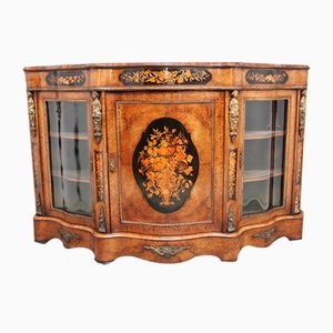 Credenza in radica di noce, XIX secolo, metà XIX secolo