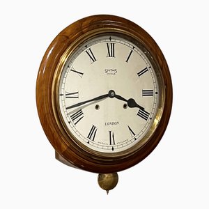 London Chiming Wall Clock from Smiths of Enfield, 1890s