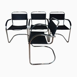 Poltrone cantilever, anni '70, set di 4