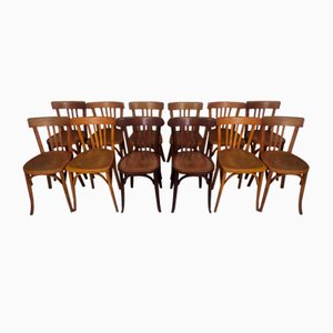 Bistro Chairs, 1920s, Set of 12