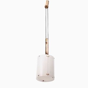Adjustable Cylinder Pendant Mod. 437 by Tito Agnoli for O-Luce, Italy, 1954