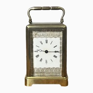 Antique Edwardian Brass Carriage Clock, 1910