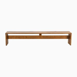 Large Pine Bench by Charlotte Perriand, 1970s