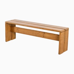 Pine Bench by Charlotte Perriand, 1970s