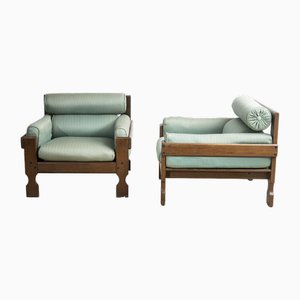 Set of Mid-Century Italian Armchairs by Cencetti, 1950s