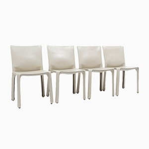Cab 412 Chairs by Mario Bellini for Cassina, 1990s, Set of 4