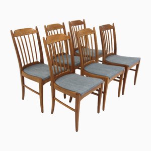 Scandinavian Side Chairs by Carl Malmsten, Sweden, 1960s, Set of 6