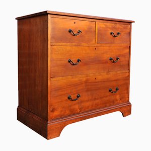 Hand Crafted Cherrywood Dresser / Bureau with Brass Drop Handles from Howard & Sons