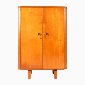 Mid-Century Modern Birch Plywood Armoire by Cor Alons for De Boer Gouda, 1949