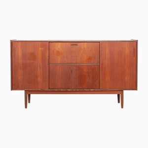 Danish Modern Teak Highboard, 1960s