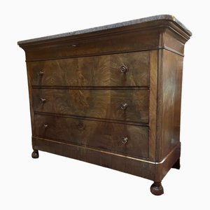 Antique French Louis Philippe Mahogany Chest of Drawers