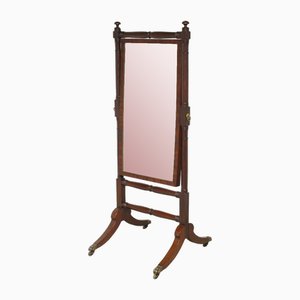 Georgian Cheval Mirror in Mahogany, 1820s