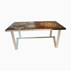 Brown Ceramic Coffee Table