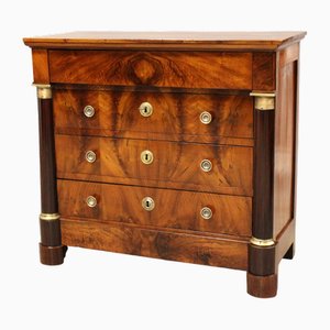 Antique Empire Chest of Drawers in Walnut