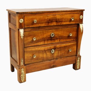 Commode Empire en Noyer, 19ème Siècle