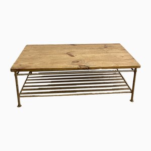 Tavolo da centro vintage in legno