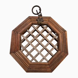 Japanese Meiji Era Wooden Window Lattice, 1890s