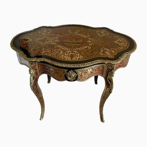 Ancient French Boulle Center Table, 1860s