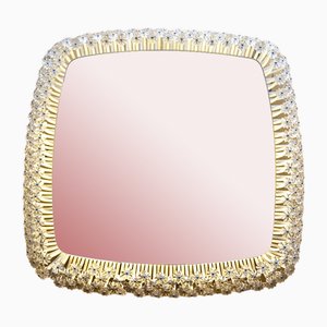 Wall Mirror with Backlight attributed for Rupert Nikol, 1955