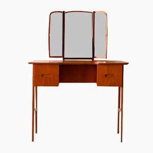 Scandinavian Dressing Table with Mirror, 1960s
