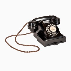 20th Century Rotary Bakelite Telephone, 1930s