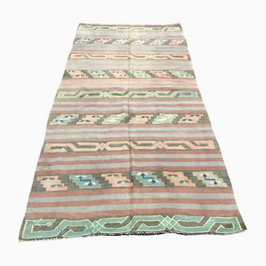 Tapis Kilim en Laine Pastel, Turquie, 1960s