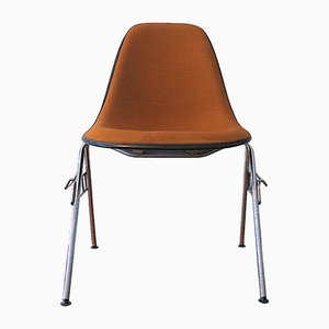 Stuhl aus Fiberglas & Hopsack von Charles & Ray Eames für Herman Miller, 1970er