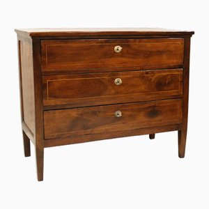 18th Century Italian Directory Chest of Drawers in Walnut