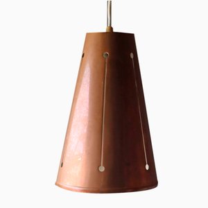Mid-Century Copper Ceiling Lamp, 1950s