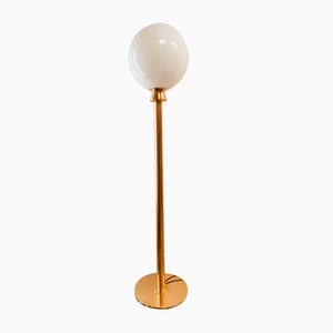 Reading Lamp in Brass with White Sphere