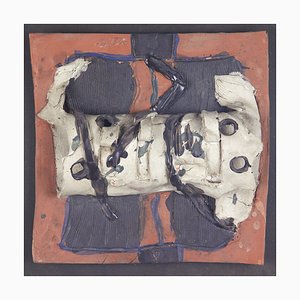 Adriano Tuninetto, Wall Sculpture, 1970s, Terracotta