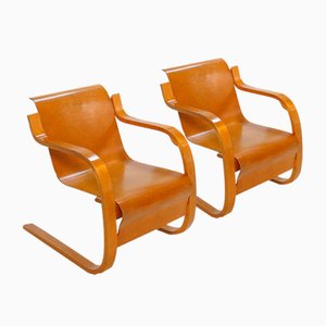 Nr. 31 Cantilever Lounge Chairs by Alvar Aalto, 1930s, Set of 2