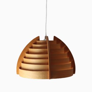 Pendant Lamp in Tension Wood by Hans-Agne Jakobsson, 1960s