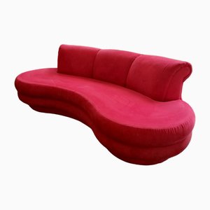 Postmodern Sculptural Curved Cloud Sofa by Adrian Pearsall for Comfort Designs, USA, 1980s