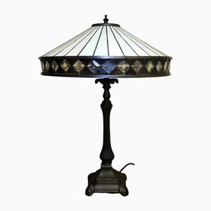 Lampe de Bureau Style Tiffany en Verre