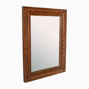Cornice in legno scolpito a specchio